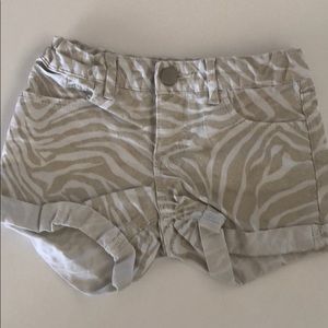 Girls  “Gap Kids”  Shorts. Gold Sparkle, Size 10